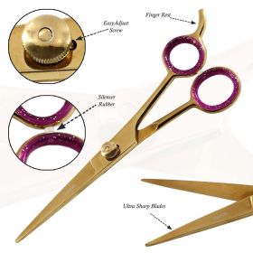 Professional Hair Cutting Razor Edge Barber Scissors 6.5"