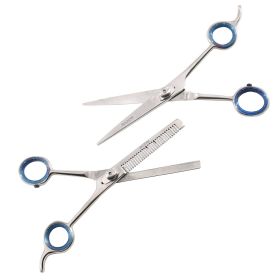 Bdeals 6.5" Professional Hair Cutting Razor Edge Barber & Thinning Scissors 2 pc Set 