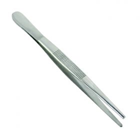 Bdeals General Purpose Precision Thumb Dressing and Tissue Forceps Tweezers 5.5" Stainless Steel