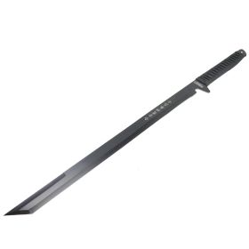 Defender-Xtreme All Black Full Tang Ninja Sword 27" Stainless Steel Blade