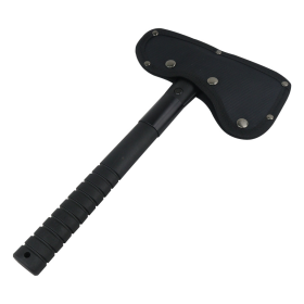 Defender-Xtreme 12" All Black Stone Pick & Blade Head Hiking Axe 3CR13 Steel New