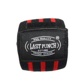 Last Punch 78" Red & Black Knee Wraps Leg Support Weight Lifting Bandage Firm Strap 