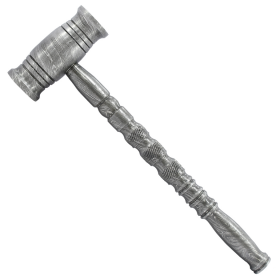 TheBoneEdge 9" Damascus Steel Hammer Custom Hand Made Stunning Handle 