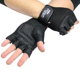 Leather Gloves Black Color