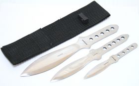 3pc Throwing Knife Set with Sheath