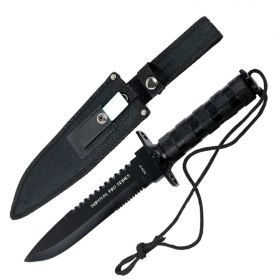 14" Stainless Steel Survival Knife with Sheath Heavy Duty