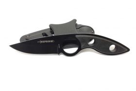 7" Skinner Knife with Sheath All Black