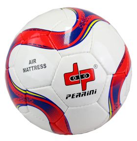 Perrini Match Soccer Ball Air Mattress Training Football Red Blue Size 5
