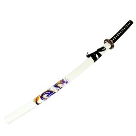 40.5" White Dragon Collectible Katana Samurai Sword