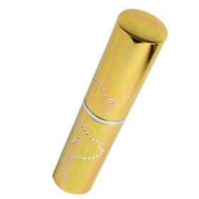 Defender-Xtreme 5" Gold Lipstick Stungun with Flashlight