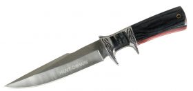 12" Hunt-Down Fixed Blade Knife with Sheath