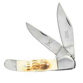 6" The Bone Edge Dual Practical Dual-Bladed Pocket Knife