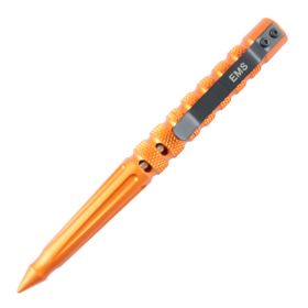 Hunt-Down New Powerful 6" Orange EMS Survival Tactical Pen For Self Defence