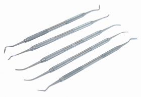 5 pc PK Thomas Stainless Steel Dental Instruments set